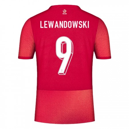 Polsko Lewandowski 9 Venkovní ME 2024 - Fotbalové Dresy (S/S) Polsko Lewandowski 9 Venkovní ME 2024 - Fotbalové Dresy (S/S)